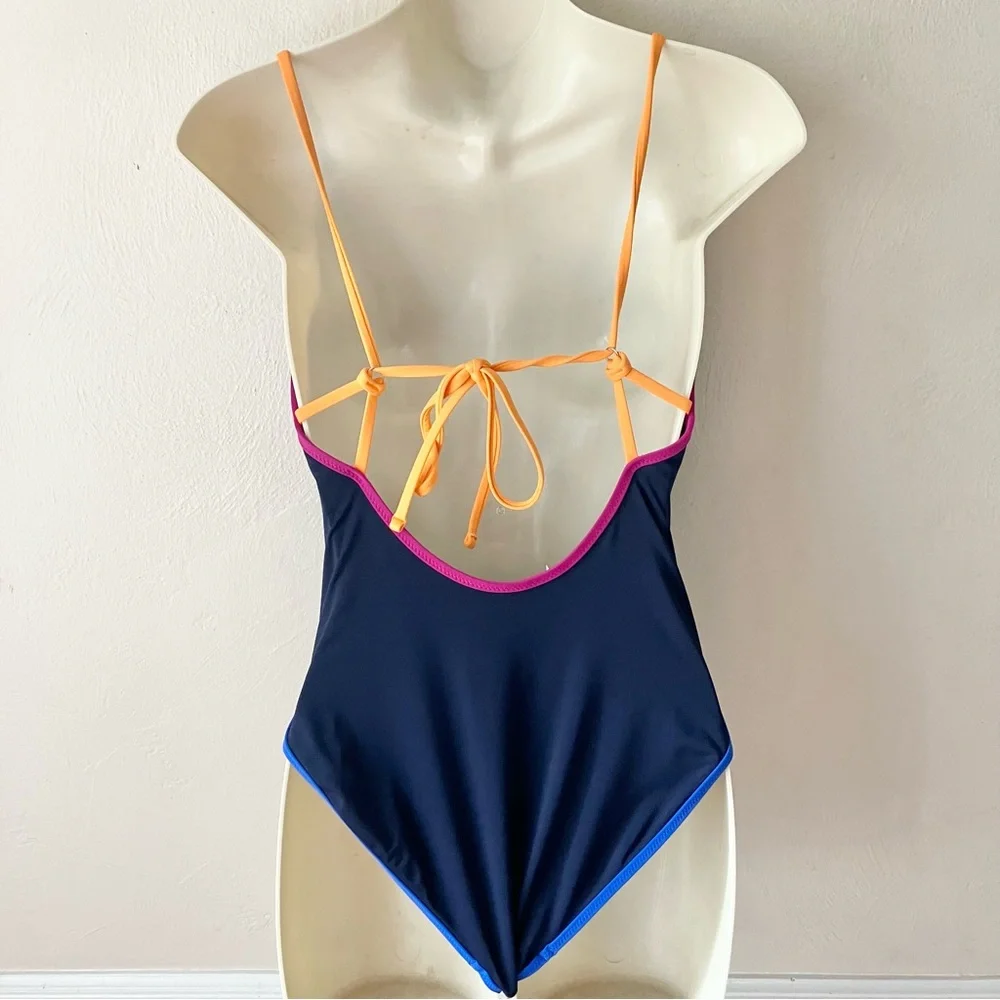 Athleta Navy Blue Kapalua One Piece Swimsuit‎
